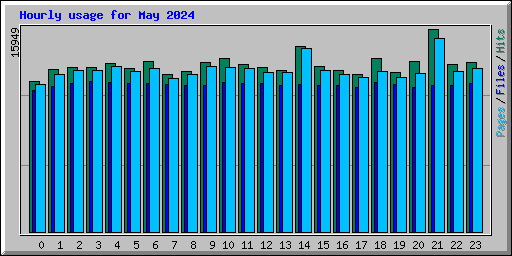 Hourly usage for May 2024
